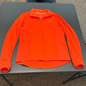 Nike Running dry fit blaze orange top